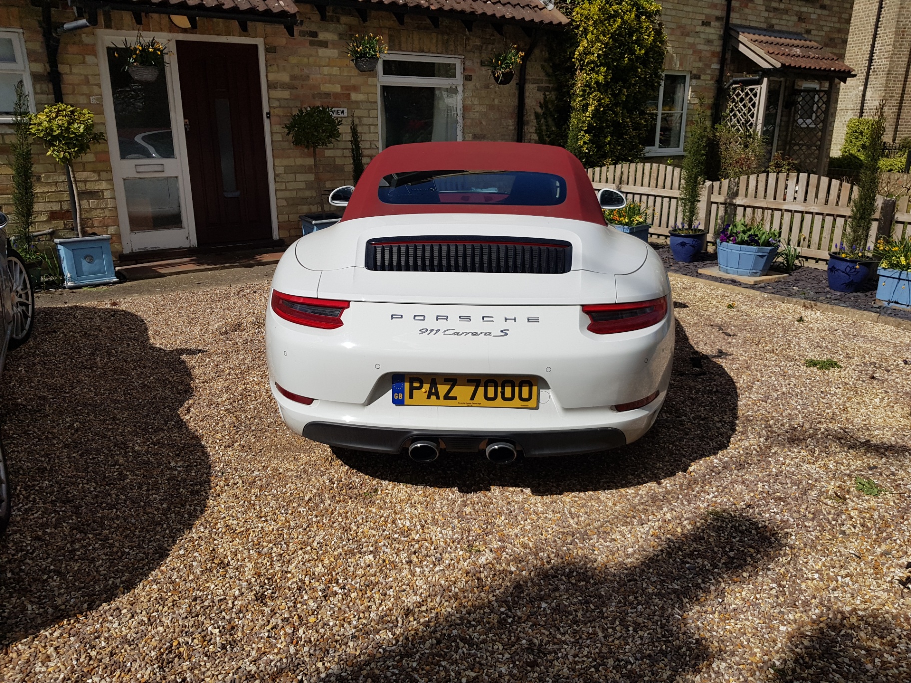 Porsche 911 rear view