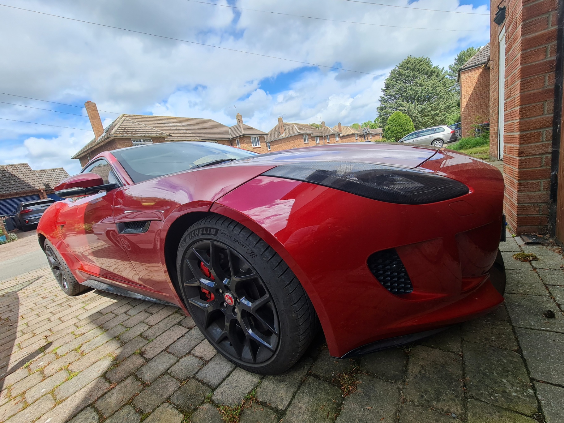 Red Jaguar F-Type